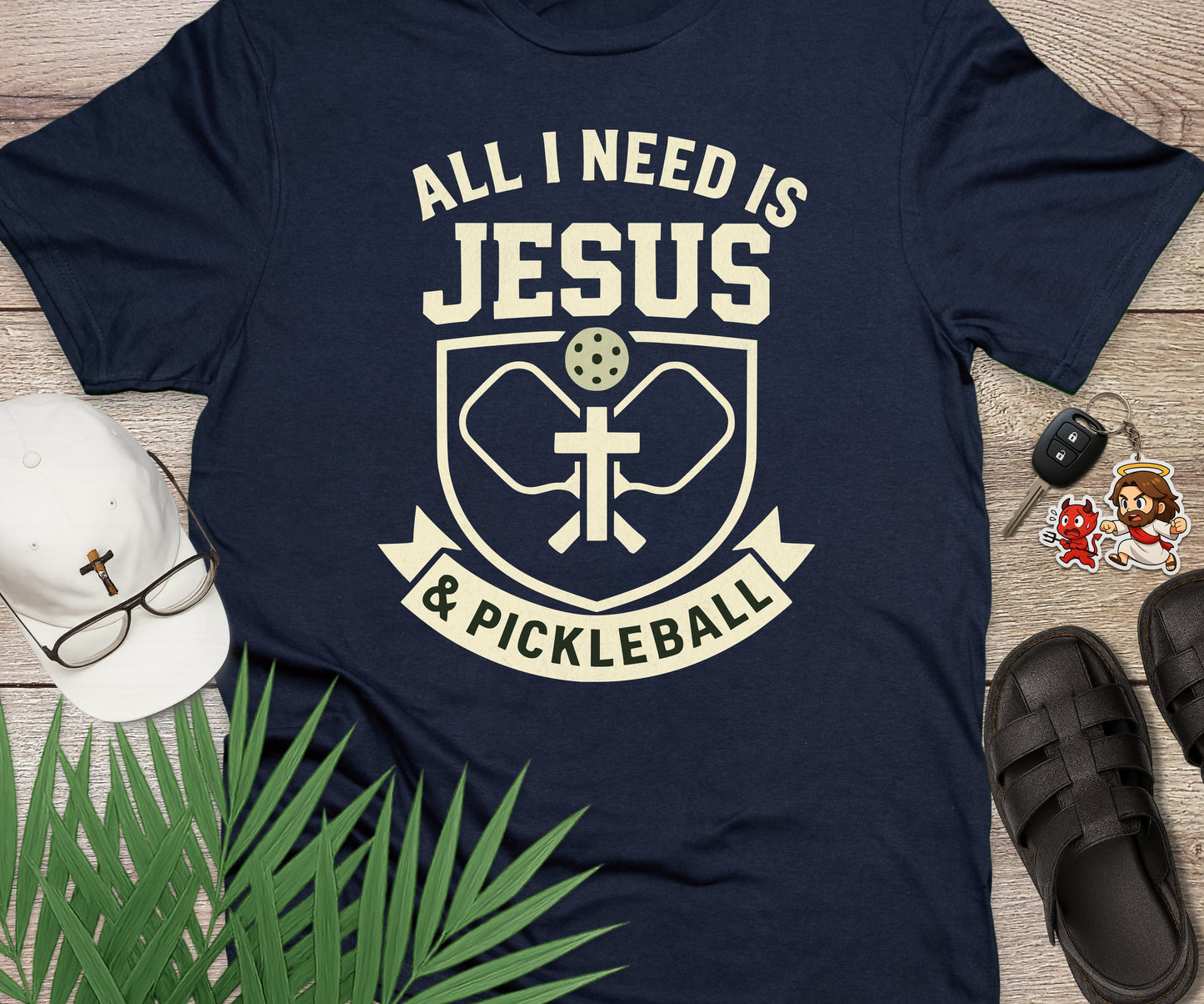 All I Need Is Jesus And Pickleball