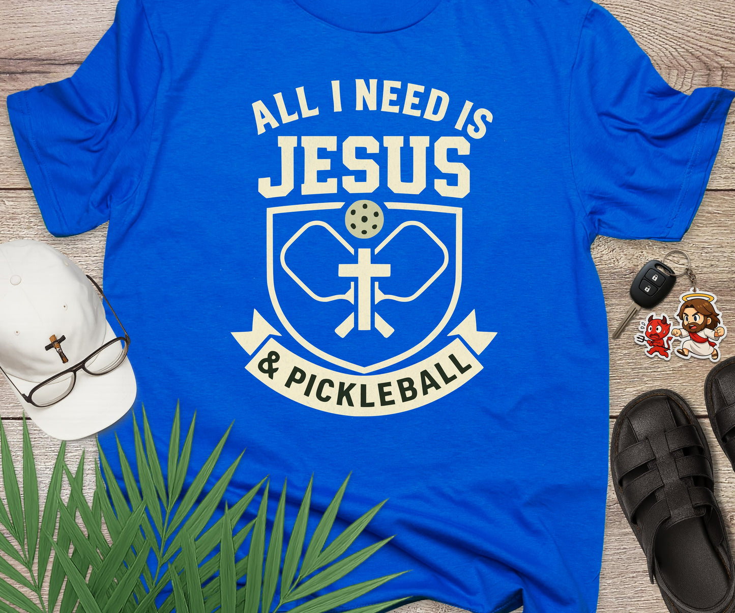 All I Need Is Jesus And Pickleball