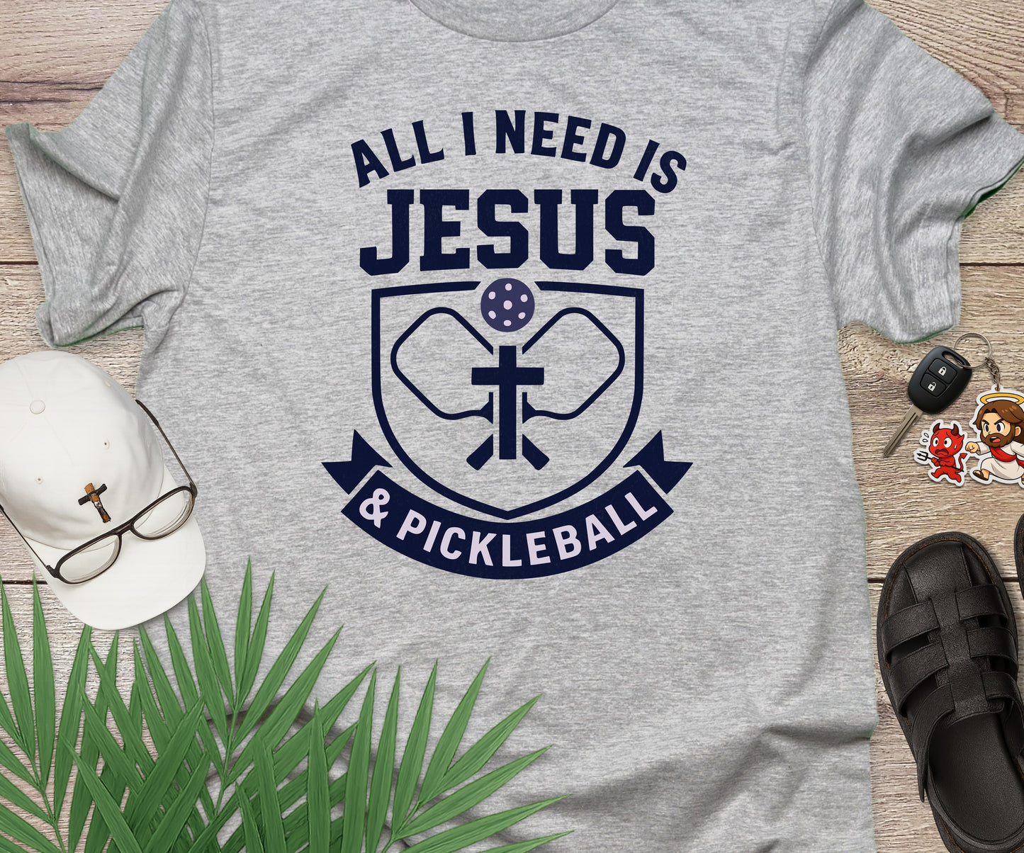 All I Need Is Jesus And Pickleball