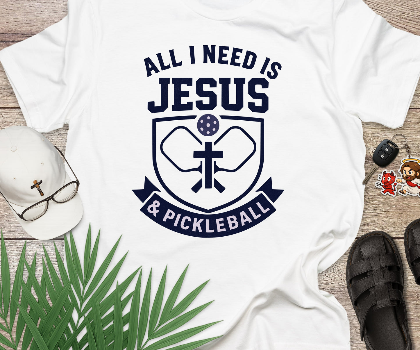 All I Need Is Jesus And Pickleball