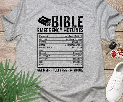 Bible Emergency Hotlines