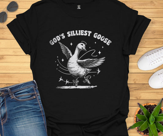 God's Silliest Goose Christian T-Shirt - Laughing Lamb