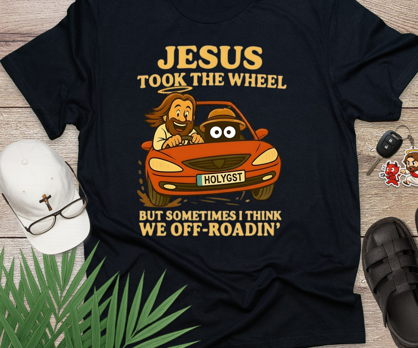 Jesus Took The Wheel But..