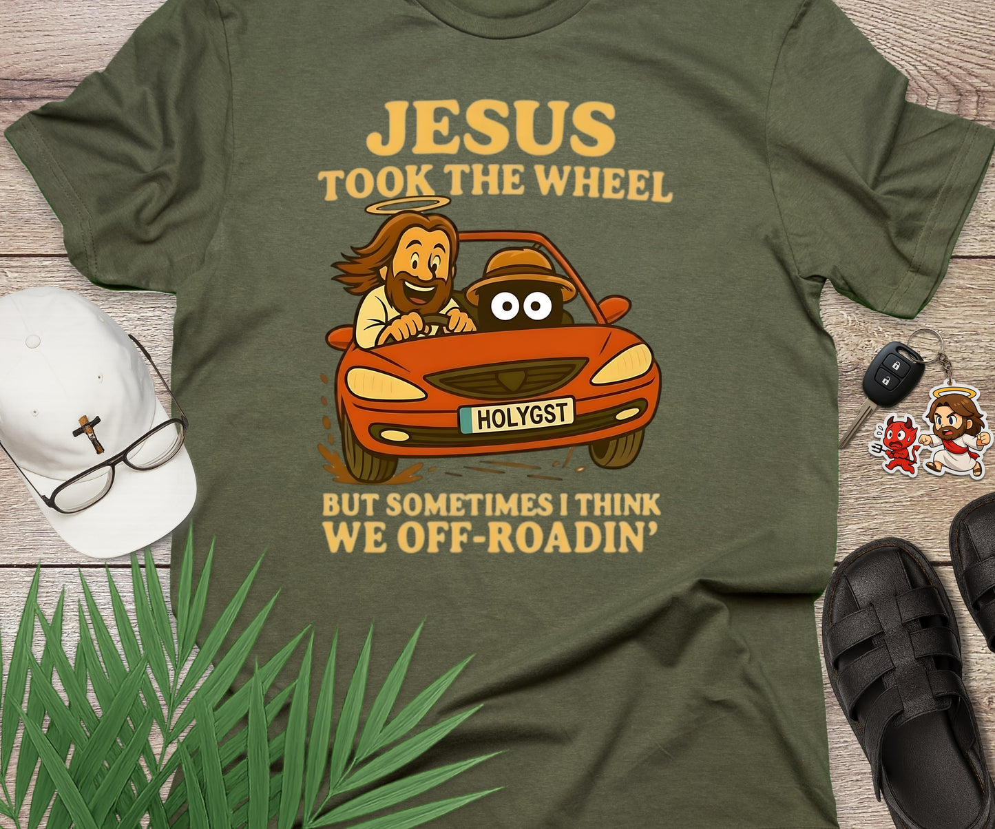 Jesus Took The Wheel But..
