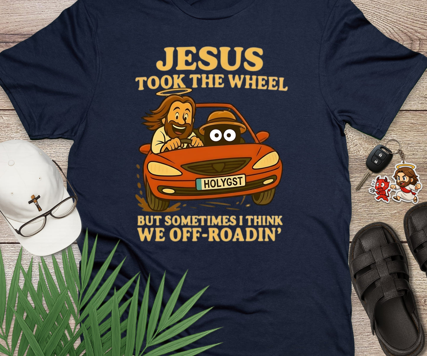 Jesus Took The Wheel But..