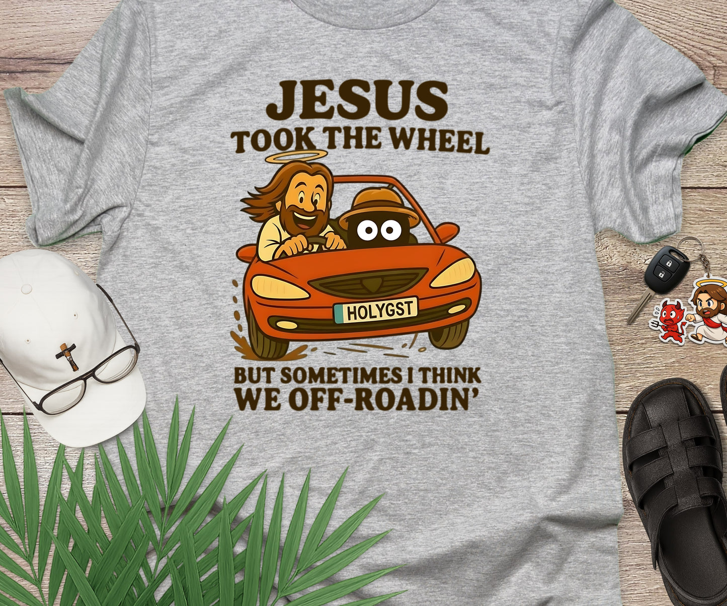 Jesus Took The Wheel But..