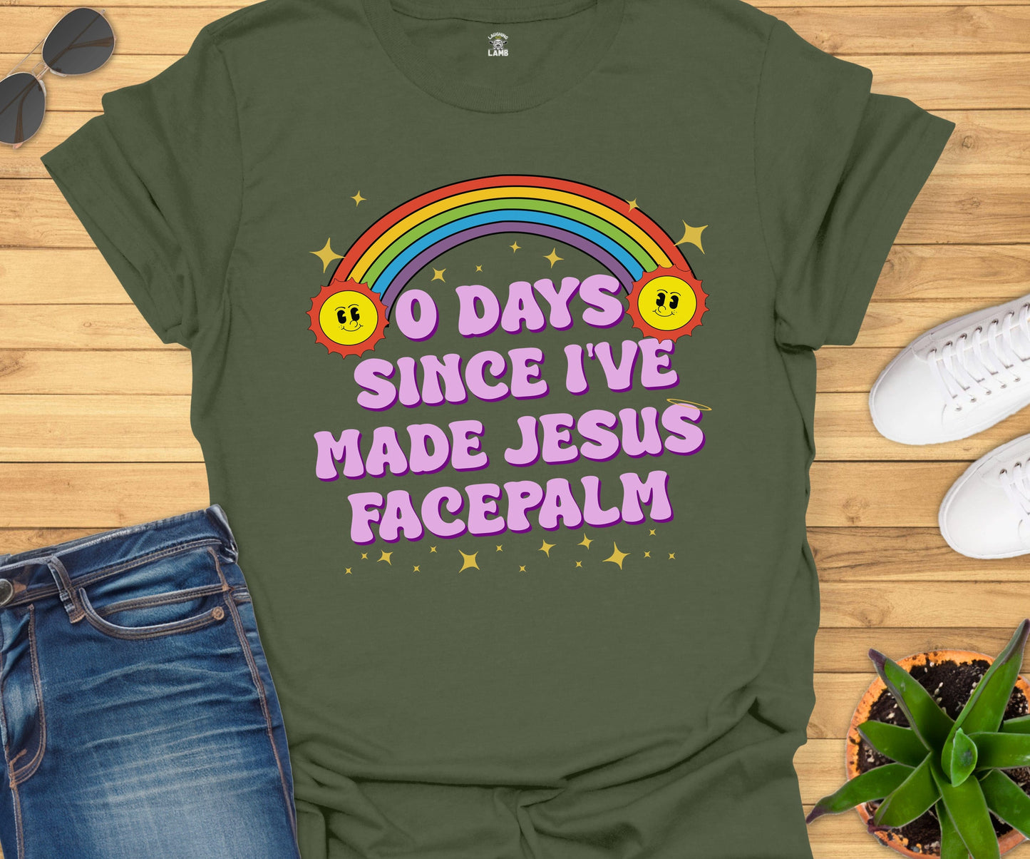 Zero Days Since I've T-Shirt - Laughing Lamb